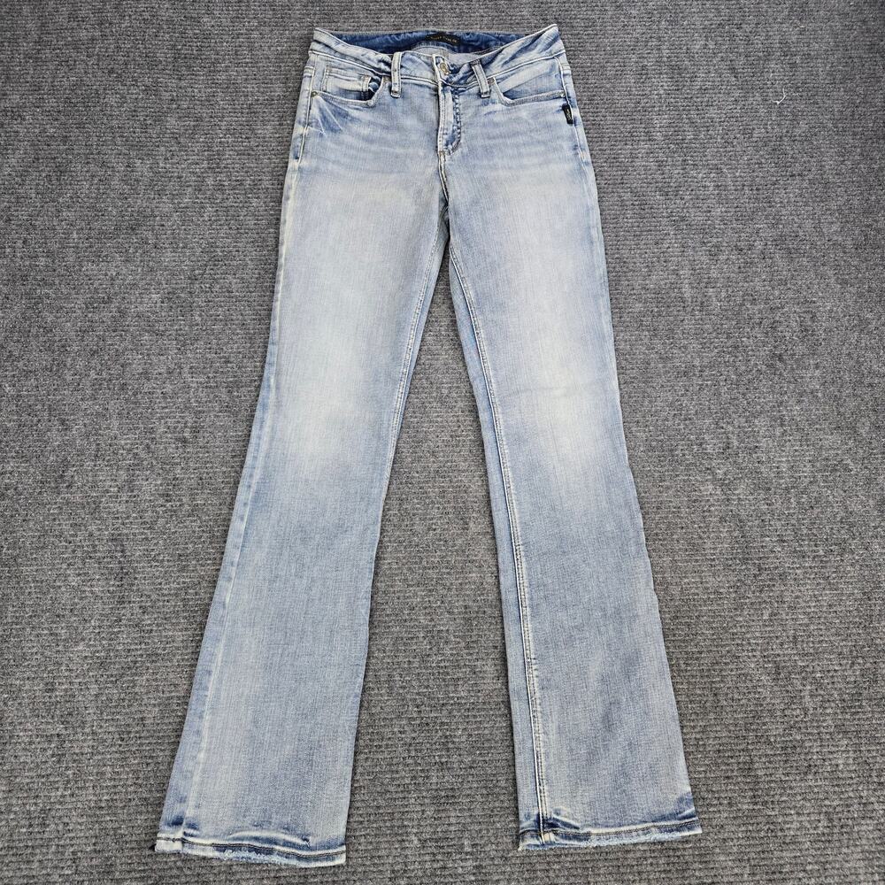 Silver Jeans Co Suki Slim Boot Jeans Womens 29x33 Light Wash Stretch Bootcut
